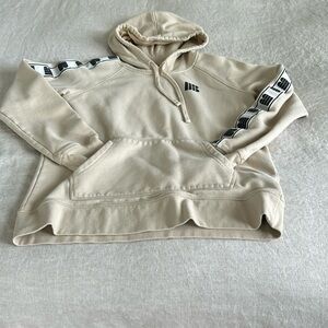 Burton Cream Hoodie with Black Accents